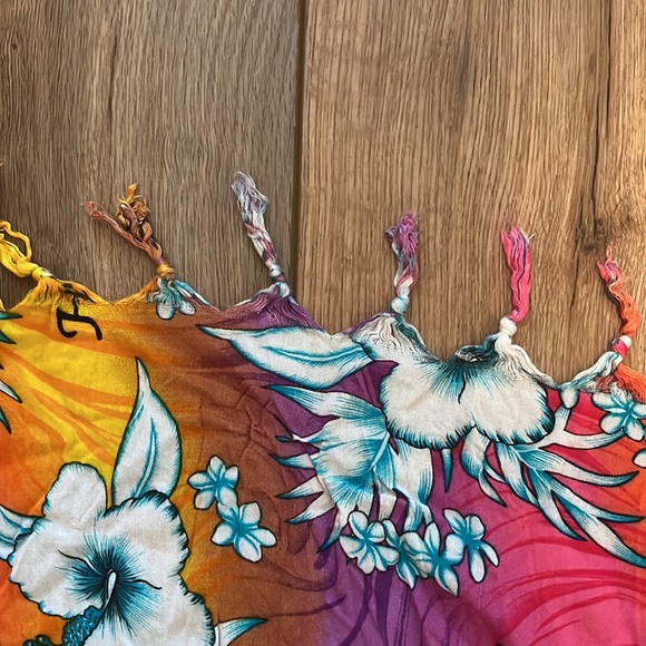 Hawaiian Aloha Swimwear Wrap/Sarong Floral and Multicolored - Picture 2 of 7